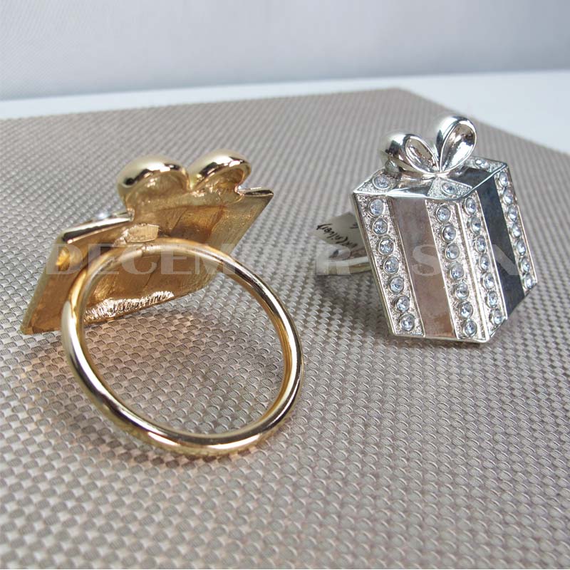 Привлекательное и прочное металлическое кольцо для салфеток