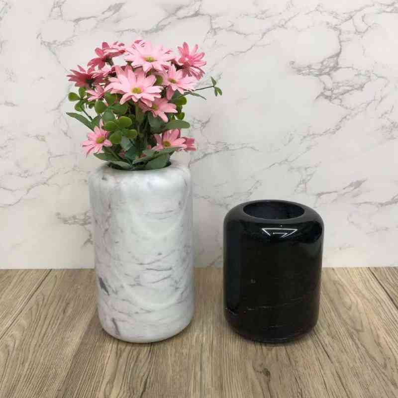 Простой дизайн дома декоративная натурльская мраморная ваза